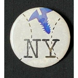 Vintage New York NY Button